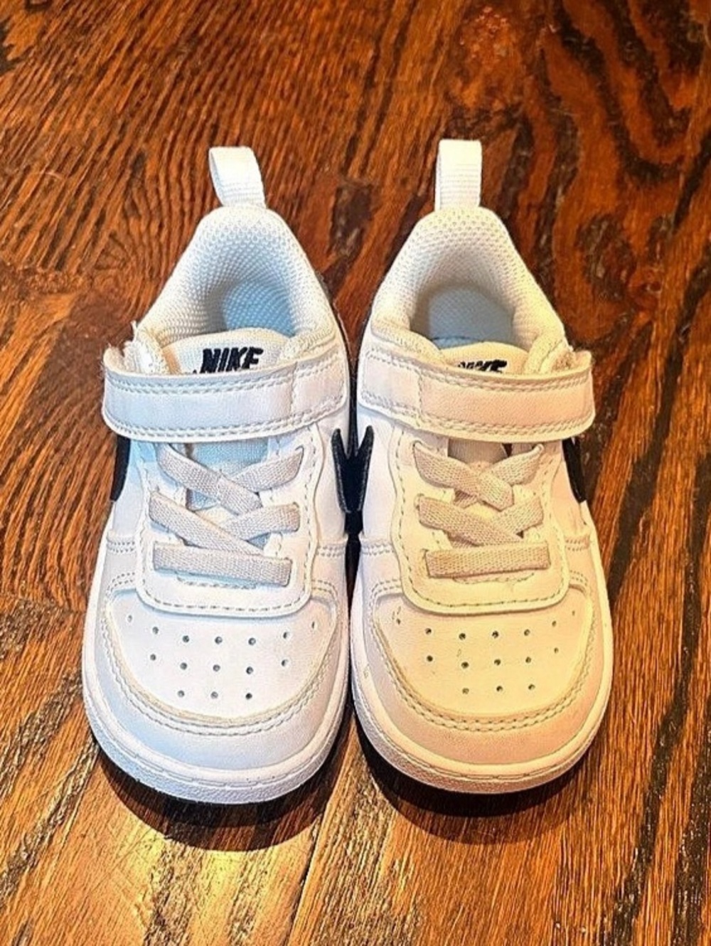 Nike Force 1 Kids Sneakers White & Black US 4.5C